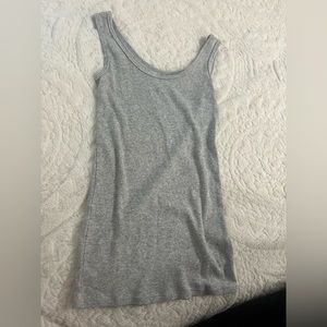 Time and true light grey tank
